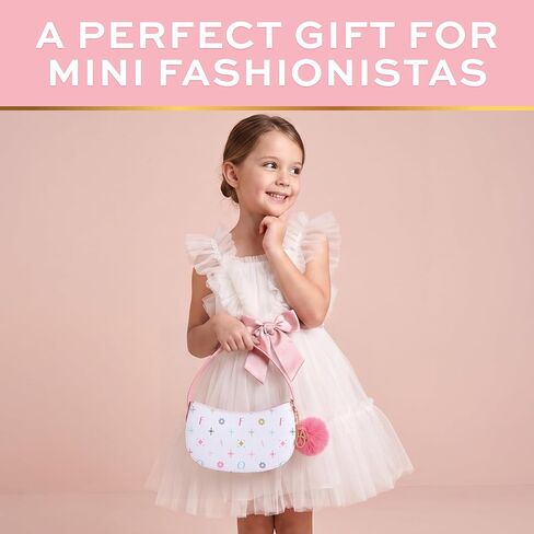 FAO Schwarz NoHo Shoulder Bag, Kids Fashion Purse & Dress-Up Accessory in Kuwait