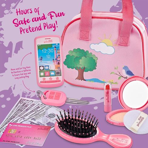 Toddler Girl Toys Play Purse for Kids Ages 3 4 5 6 Girl Birthday Gift in Kuwait