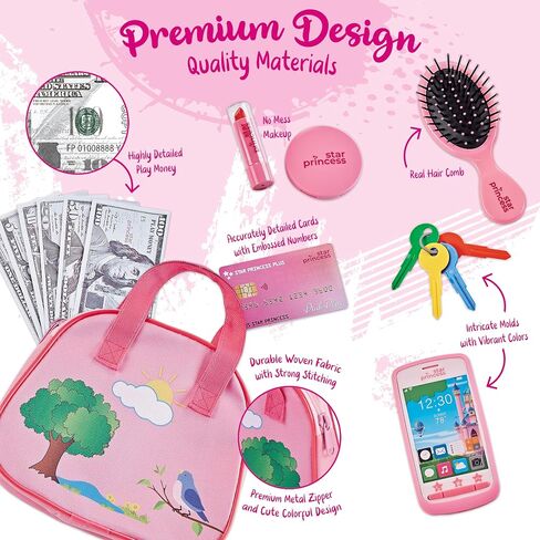 Toddler Girl Toys Play Purse for Kids Ages 3 4 5 6 Girl Birthday Gift in Kuwait