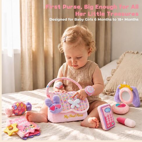 My First Purse, Baby Pretend Play Sensory Toys for Girls 6-18 Months in Kuwait