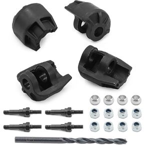 Shock Standoff Set #45 Steel ARA330703 Shock Cap Protector ARAC8965 Plastic for Arrma Kraton 6S BLX Outcast 6S Mojave Felony Fireteam Infraction 6S Typhon 6S BLX Upgrade Parts (Black) in Saudi Arabia
