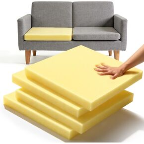 Couch Cushion Replacement, Dual-Layer Foam Cushions for Chairs, 26x24x6in in Kuwait