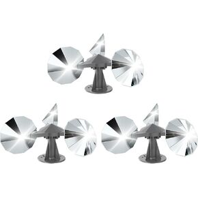 OFFO 4 Pack Bird Reflector, Reflective Pinwheel Wind Spinner, 5.1 Inch in Kuwait