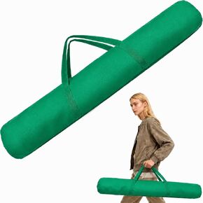 34-Inch Mahjong Mat Bag, Heavy-Duty Canvas Carrying Bag with Center Dual Handles & Smooth Zipper, Fits Mahjong Mat, Racks & Tiles, All-in-One Travel Storage Bag in Kuwait