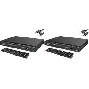 مشغل DVD من MEGATEK بدون منطقة للتلفزيون مع HDMI، ومشغل أقراص مضغوطة للمنزل، وتشغيل جميع المناطق والتنسيقات، ومنفذ USB، وغطاء معدني متين، وجهاز تحكم عن بعد، وكابلات HDMI وRCA متضمنة in Kuwait