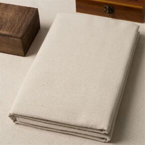 Blank Canvas Roll Pure Linen Oil Painting Painting Canvas Uncoated Fine Texture Linen Raw Oil Linen Canvas 28cm-220cm Wide Art Supplies(130cm x 1m) in Kuwait