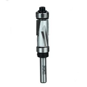 Infinity Cutting Tools 1/4" Shank, Mini-Mega Flush Trim Bit, 5/8" C.D. x 1-3/8" C.H.| Carbide Tip | Heavy-Duty | for Handheld Or Table Mounted Wood Router in Saudi Arabia