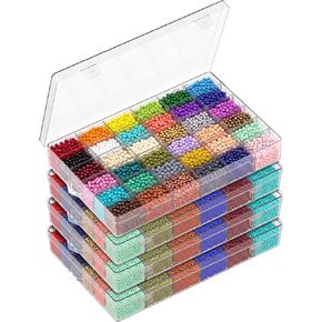 2 Pack 36 Grids Clear Organizer Box with Dividers, 10.9 x 6.9 x 1.8 in in Saudi Arabia
