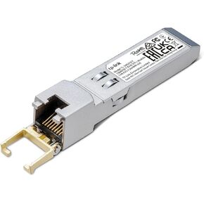 TP-Link TL-SM331T | 1000Base-T RJ45 SFP Module | 1.25G Copper SFP Transceiver | SFP to Ethernet | Plug and Play | Hot Pluggable | Up to 100m distance | | Durable Metal Casing | Versatile Compatibility in Kuwait