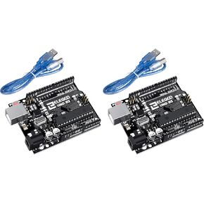اليغو لوحة اونو R3 ATmega328P ATMEGA16U2 مع كابل USB متوافق مع مشاريع اردوينو IDE المتوافقة مع RoHS in Kuwait