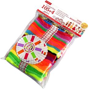 Friendship Bracelet String 50 Skeins Fashionable Rainbow Color Embroidery Floss Cross Stitch Embroidery Thread Cotton Floss Bracelet Yarn, Craft Floss in Kuwait