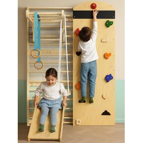 Swedish Ladder 7-in-1, Indoor Wooden Playground in Kuwait