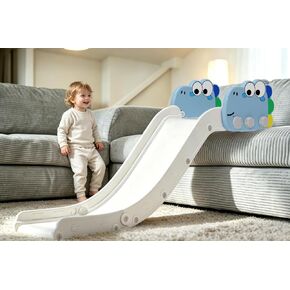 Glaf Couch Slide, Indoor Use for Stairs Bed Sofa, HDPE Plastic Adjustable Kids Play Slide (Pink) in Saudi Arabia