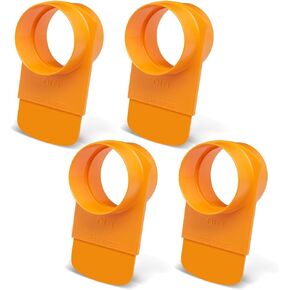 POWERTEC 70295-P4 4-Inch Integrated Blast Gate Clog Resistant, Anti Gap Tapered ABS Plastic Fitting for Dust Collection Systems – 4 Pack in Saudi Arabia