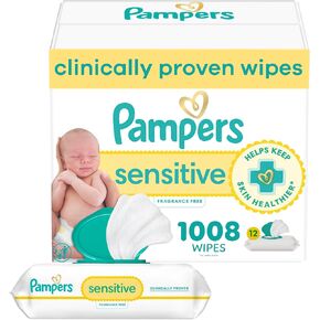 Pampers Baby Wipes Sensitive Perfume Free 1X Pop-Top Pack 56 Count in Saudi Arabia