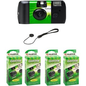 10x Fuji Quicksnap Flash 400 Disposable 35mm Camera 27 Exp 09/2020 Fresh in Kuwait