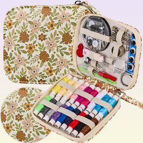 Bobode Travel Sewing Kit with 24 Sewing Thread & Heavy Duty Sewing Needles in Kuwait
