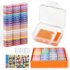 Redtwo 60pcs 2026 Version Diamond Painting Storage Container in Saudi Arabia