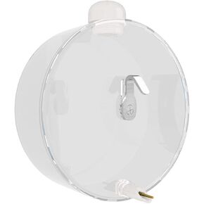 Round Shape Bird Drinker for Cage Mount Easy Refill Waterer Bottle 250ML Water Dispenser for Parrots Watering Essential Bird Drinking Bottle in Saudi Arabia