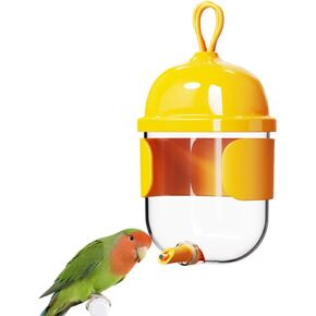 Birds Water Bottle, 330ML Automatic Bird Drinking Dispenser with Sensitive Valve, Stable & Leak-Proof Parrots Water Feeder for Small-Medium Birds in Saudi Arabia