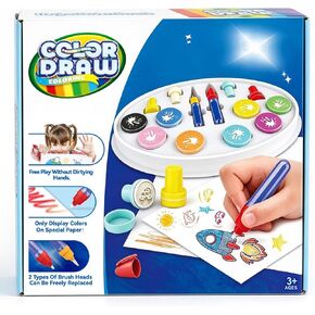 Magic Paint Set, Mess Free Painting Station for Kids, Finger Painting Alternative, Gift for Children 3,4,5,6,7,8,9 Year olds (Paint Set) in Kuwait