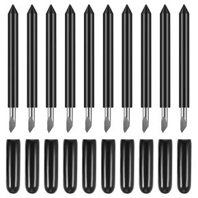 10PCS Deep Point Cutting Blades Compatible with Maker/Maker 3/Explore Air/Air 2/Explore Air 3 Cutting Machines Replacement Blades for Glitter Vinyl, Cardstock, Faux Leather, Adhesive Foil, Vellum in Saudi Arabia
