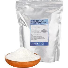 DTF Powder White 1kg/ 35.3 oz, Hot Melt Adhesive Digital DTF Powder for Sublimation, DTF PreTreat Transfer Powder for All Fabric, Compatible with DTF and DTG Printers in Kuwait