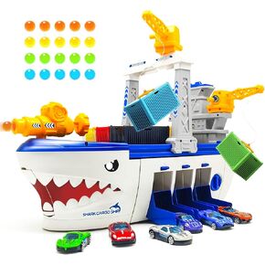 Fistone Cargo Ship Toy with Crane for 3 4 5 6 Year Old Kids in Saudi Arabia