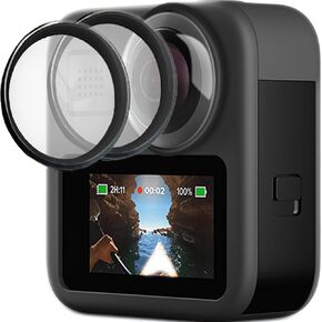 【قطعتان】 غطاء عدسة FitStill لمجموعة أدوات حماية عدسة الكاميرا Go Pro MAX Action، حماية عدسة لاصقة للكاميرا، واقي عدسة شفاف مقاوم للماء Go Pro MAX، حماية الكاميرا in Kuwait