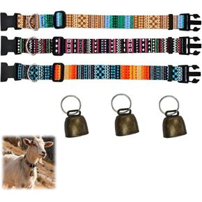 Goat Collars and Bells，Durable Nylon Adjustable Collar (Gradation) in Kuwait