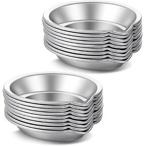 JJUNW 18 Pcs Stainless Steel Small Paint Tray, 2in Round Paint Mixing Cups in Saudi Arabia