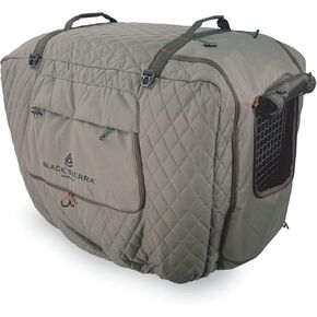 Black Sierra XL Insulated Dog Kennel Cover, Vented for Hunting & Camping in Kuwait