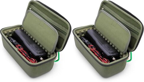 حافظة CASEMATIX CB Radio متوافقة مع راديو ميدلاند 2 اتجاه، راديو كوبرا المحمول سي بي محمولة، راديو يونيدن سي بي المحمول وأكثر - حافظة السفر اللاسلكي المحمول فقط in Kuwait