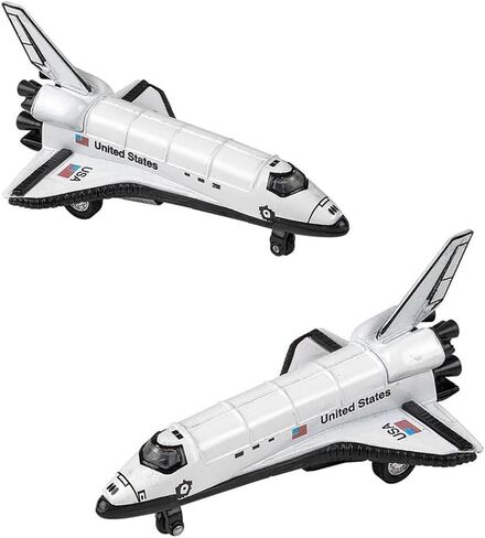 2-Pack Space Shuttle USA, Diecast Pullback Metal Toy for Children, Boys and Girls, 5" Inches (Pack of 2) in Saudi Arabia