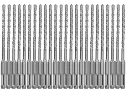 SDS Plus Rotary Hammer Drill Bit 3/16 in. x 6 in. Masonry Concrete Rock Drill-24Pcs in Kuwait