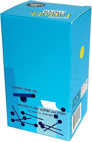 Andymation 4X Paper Pack, Refill Paper Sheets for All Andymation Flipbook Kits, Premium pre-drilled Sheets for Perfect Registration, Snap Screws, Enough for 4 Flipbooks. in Saudi Arabia