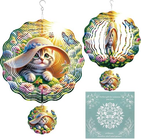 Halloween Ghost Wind Spinner, 12 Inch Metal Outdoor Hanging Garden Decor in Saudi Arabia