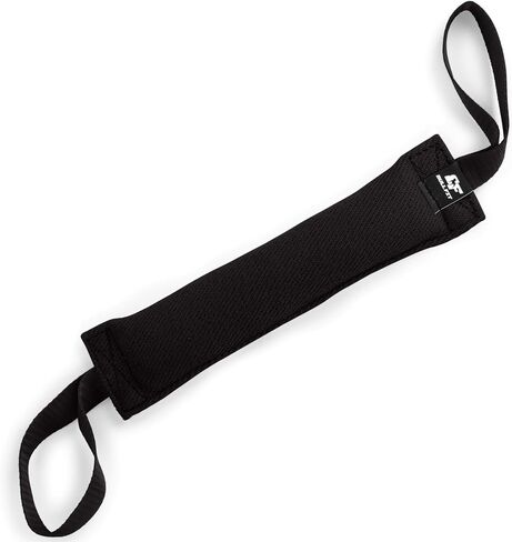 Bull Fit K9 Dog Bite Tug Toy with 2 Strong Handles - Made of Durable & Tear-Resistant French Linen - Perfect for Tug of War, Fetch & Puppy Training - Ideal for Medium to Large Breeds in Saudi Arabia