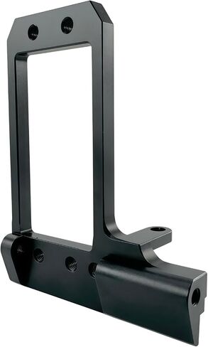 BTA Servo Mount for 1/10 RC Crawler F10 Portal Axle, CNC Aluminum Behind-Axle Front Servo Mount, Low CG Design (Black) in Saudi Arabia