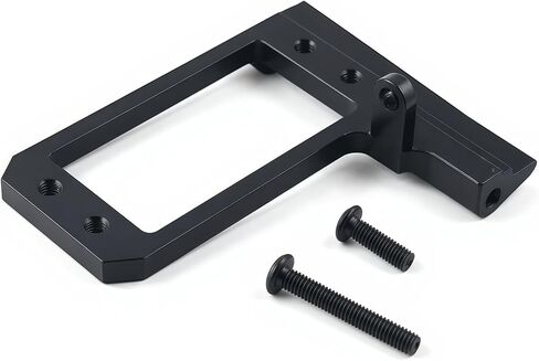 BTA Servo Mount for 1/10 RC Crawler F10 Portal Axle, CNC Aluminum Behind-Axle Front Servo Mount, Low CG Design (Black) in Saudi Arabia