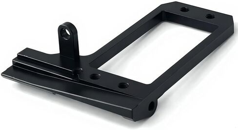 BTA Servo Mount for 1/10 RC Crawler F10 Portal Axle, CNC Aluminum Behind-Axle Front Servo Mount, Low CG Design (Black) in Saudi Arabia