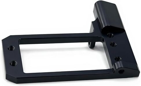 BTA Servo Mount for 1/10 RC Crawler F10 Portal Axle, CNC Aluminum Behind-Axle Front Servo Mount, Low CG Design (Black) in Saudi Arabia