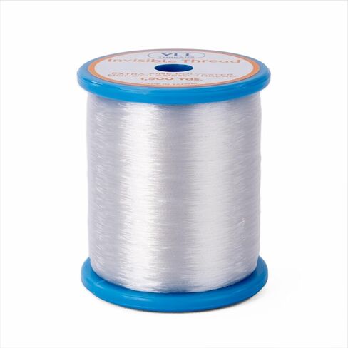 YLI Threads Wonder Invisible – Clear Nylon Monofilament Thread | Strong, Soft & Lightweight for Applique & Quilting – 2000 Yard Spool in Kuwait