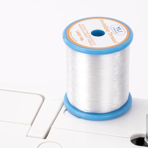 YLI Threads Wonder Invisible – Clear Nylon Monofilament Thread | Strong, Soft & Lightweight for Applique & Quilting – 2000 Yard Spool in Kuwait