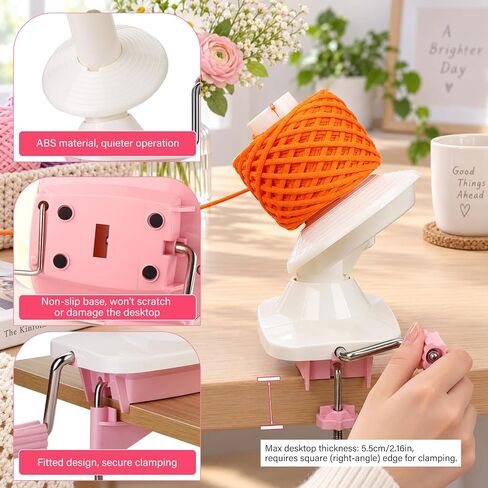 UzecPk Yarn Winder, Yarn Ball Winder, Yarn Spinner for Crocheting in Saudi Arabia