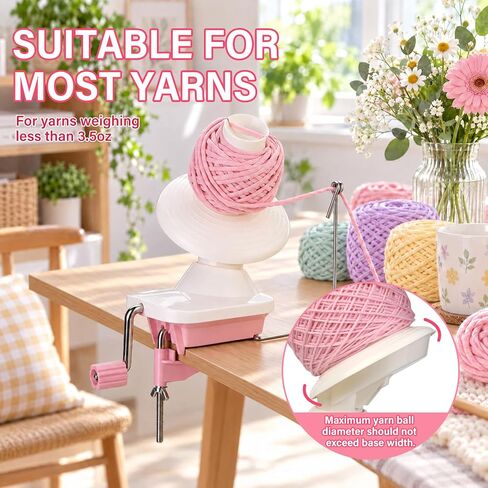 UzecPk Yarn Winder, Yarn Ball Winder, Yarn Spinner for Crocheting in Saudi Arabia