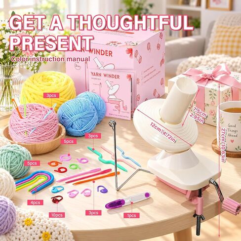 UzecPk Yarn Winder, Yarn Ball Winder, Yarn Spinner for Crocheting in Saudi Arabia