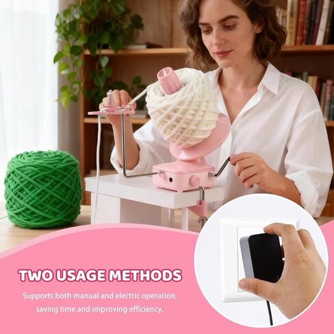 KAQRHFT Electric Yarn Winder Yarn Cake Winder Compact Weighing 7-10oz in Saudi Arabia