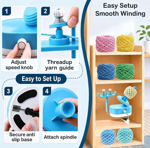 Yarniss Electric Yarn Winder 10oz, Large Capacity Yarn Ball Cake Winder in Saudi Arabia
