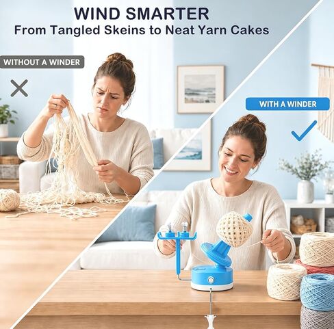 Yarniss Electric Yarn Winder 10oz, Large Capacity Yarn Ball Cake Winder in Saudi Arabia